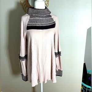 Free people purple swing sweater